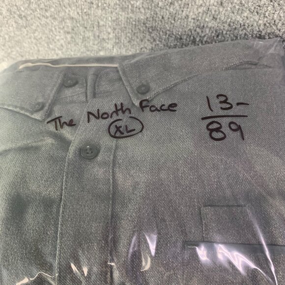 The North Face Shirt Men‎ Sz XL gray Button Down long sleeve - Picture 9 of 9